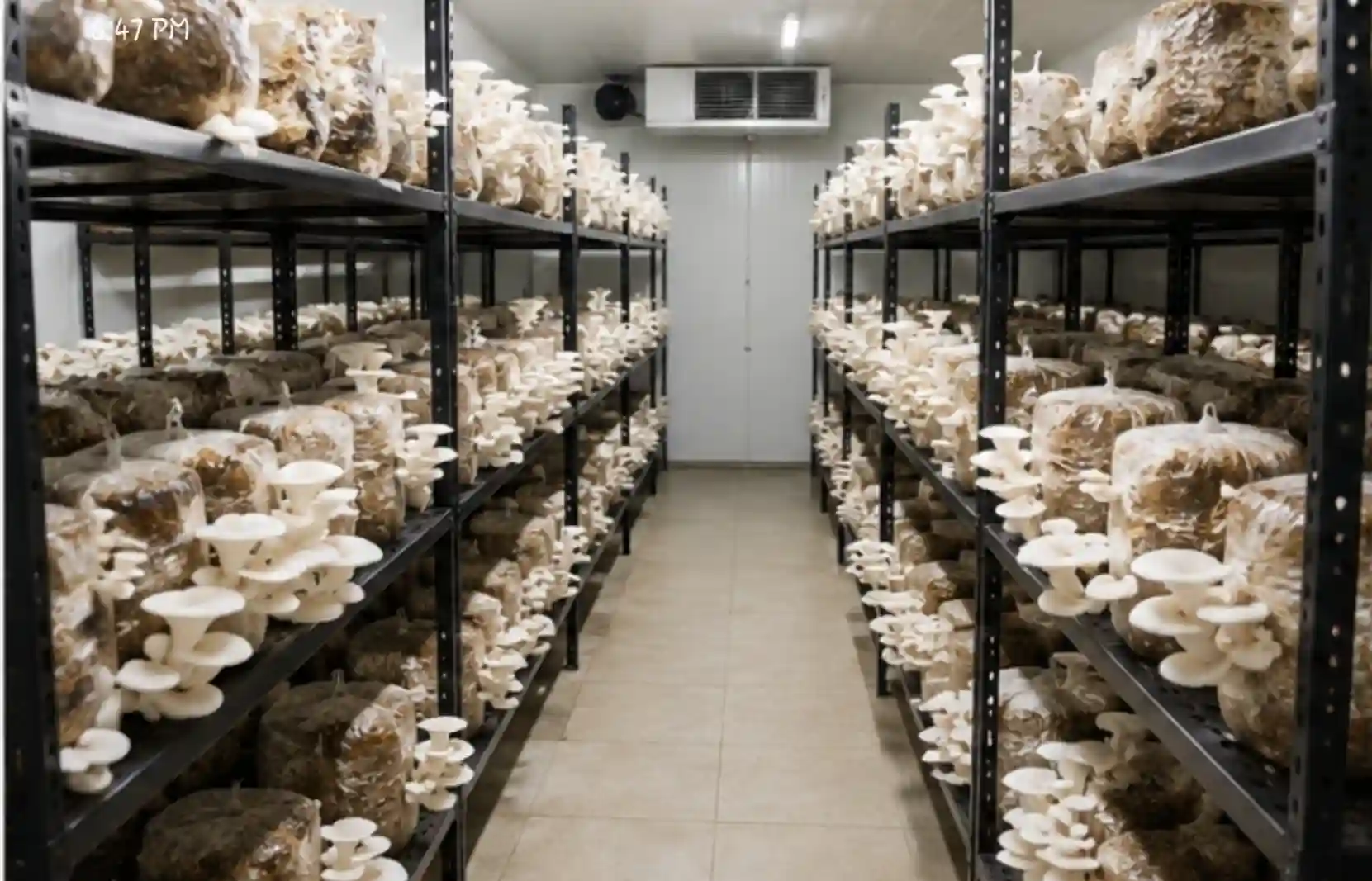 Mushroom farming training and cultivation setup