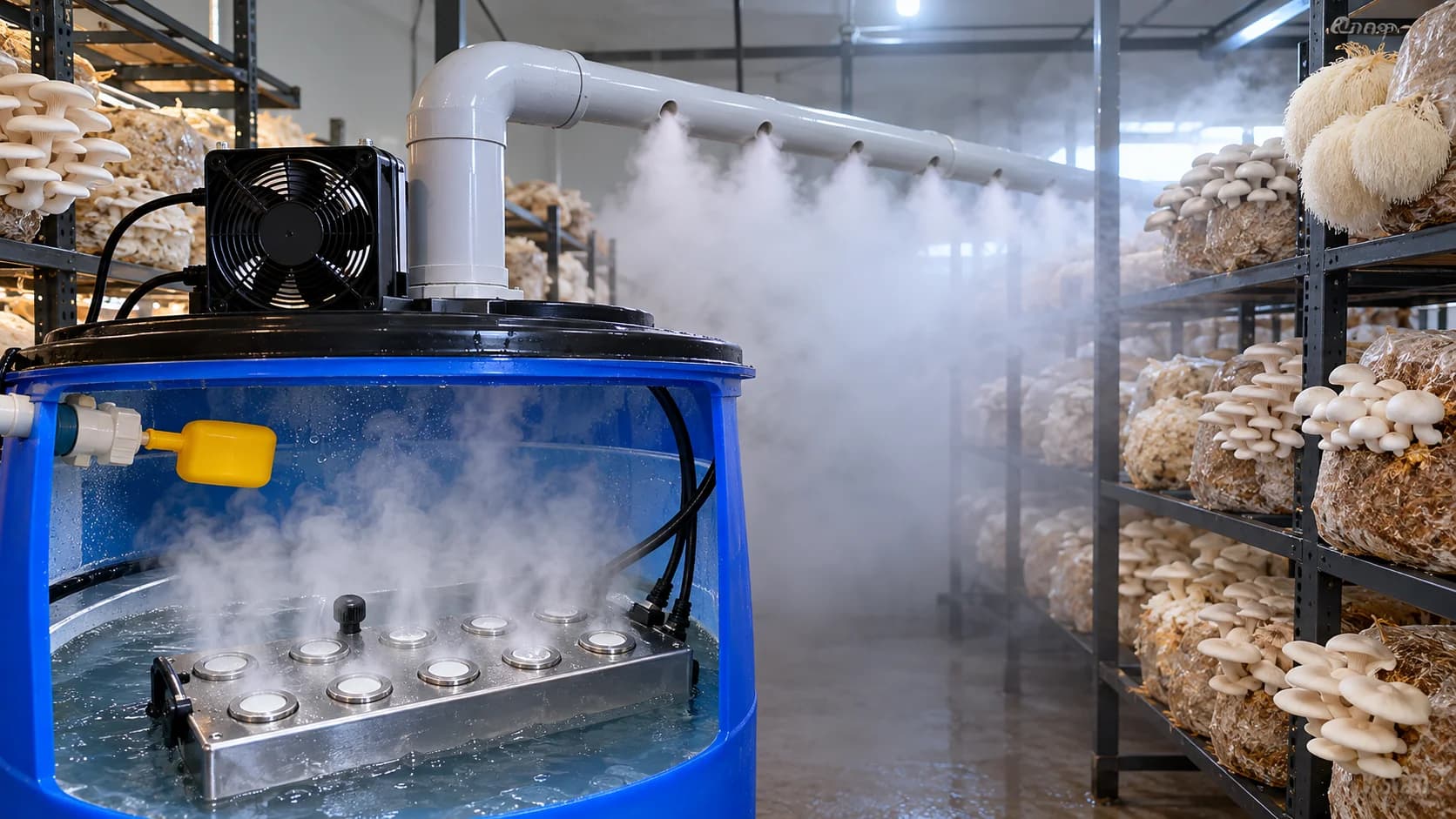 Ultrasonic Mist Maker for Mushroom Farming: How It Works, DIY Setup, Automation and Troubleshooting