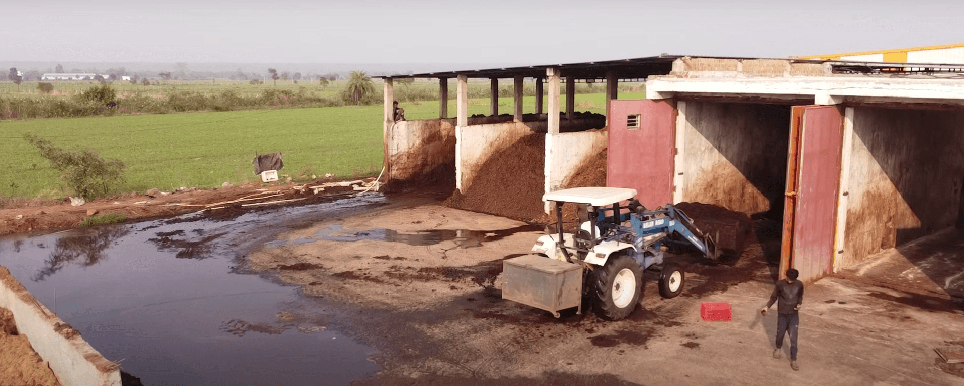 Industrial Mushroom Compost Production Industrial Mushroom Compost Production