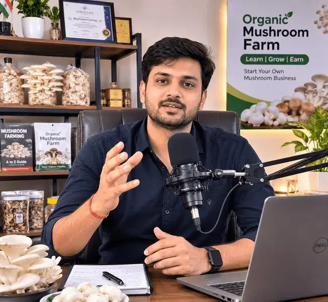 Rakesh Soni Expert Mushroom Farming Trainer